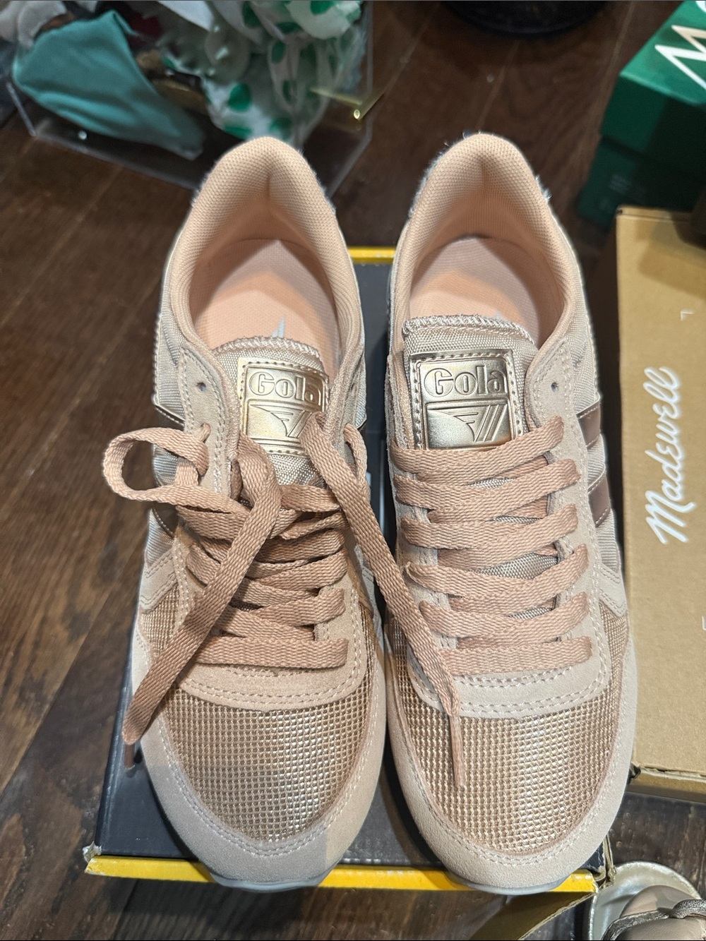 Gola Women's Blush Pink Retro Sneaker